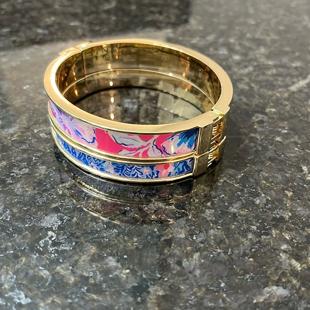 Lilly Pulitzer bangle bracelets, set of 2